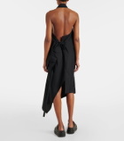 Junya Watanabe Halterneck wool midi dress
