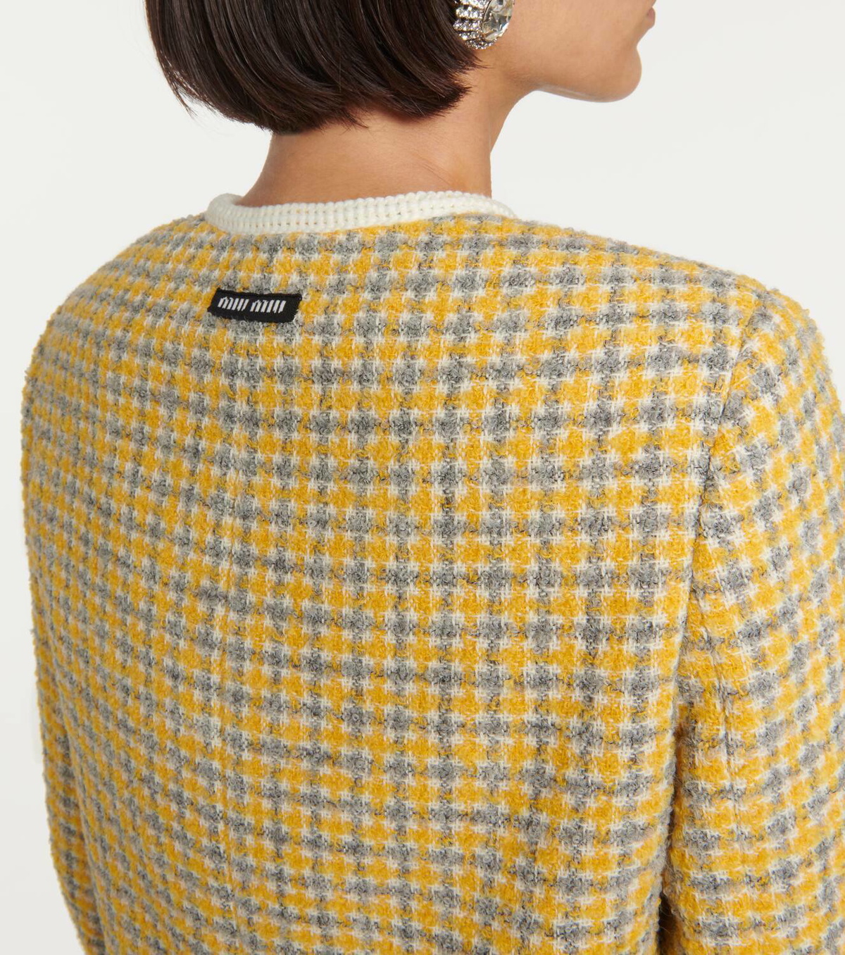 ジャケット MiuMiu | Single-breasted boucle jacket Miu Miu Single-breasted bouclé jacket Miu Miu