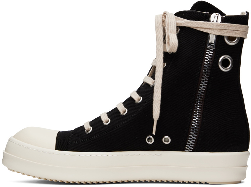 Rick Owens Drkshdw Black Denim Sneakers Rick Owens Drkshdw