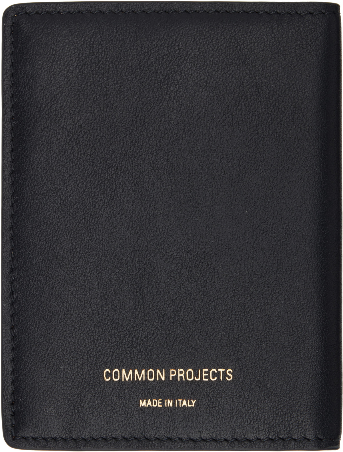 Common Projects Black Leather Card Holder