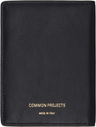 Common Projects Black Leather Card Holder