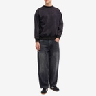 Fucking Awesome Men's Little Stamp Snow Wash Sweatshirt in Black