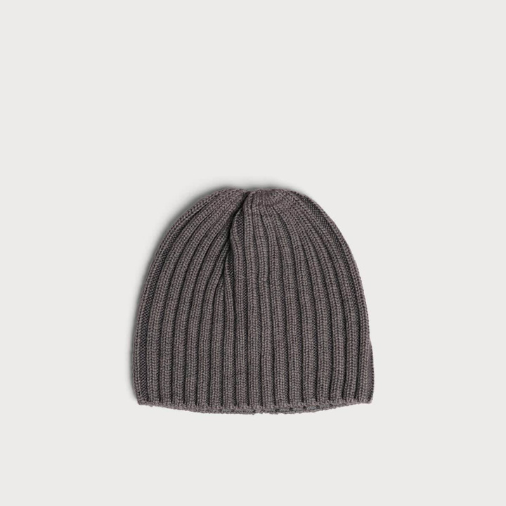 Photo: Our Legacy Men's Stripe Dry Merino Wool Boston Beanie in Sage 