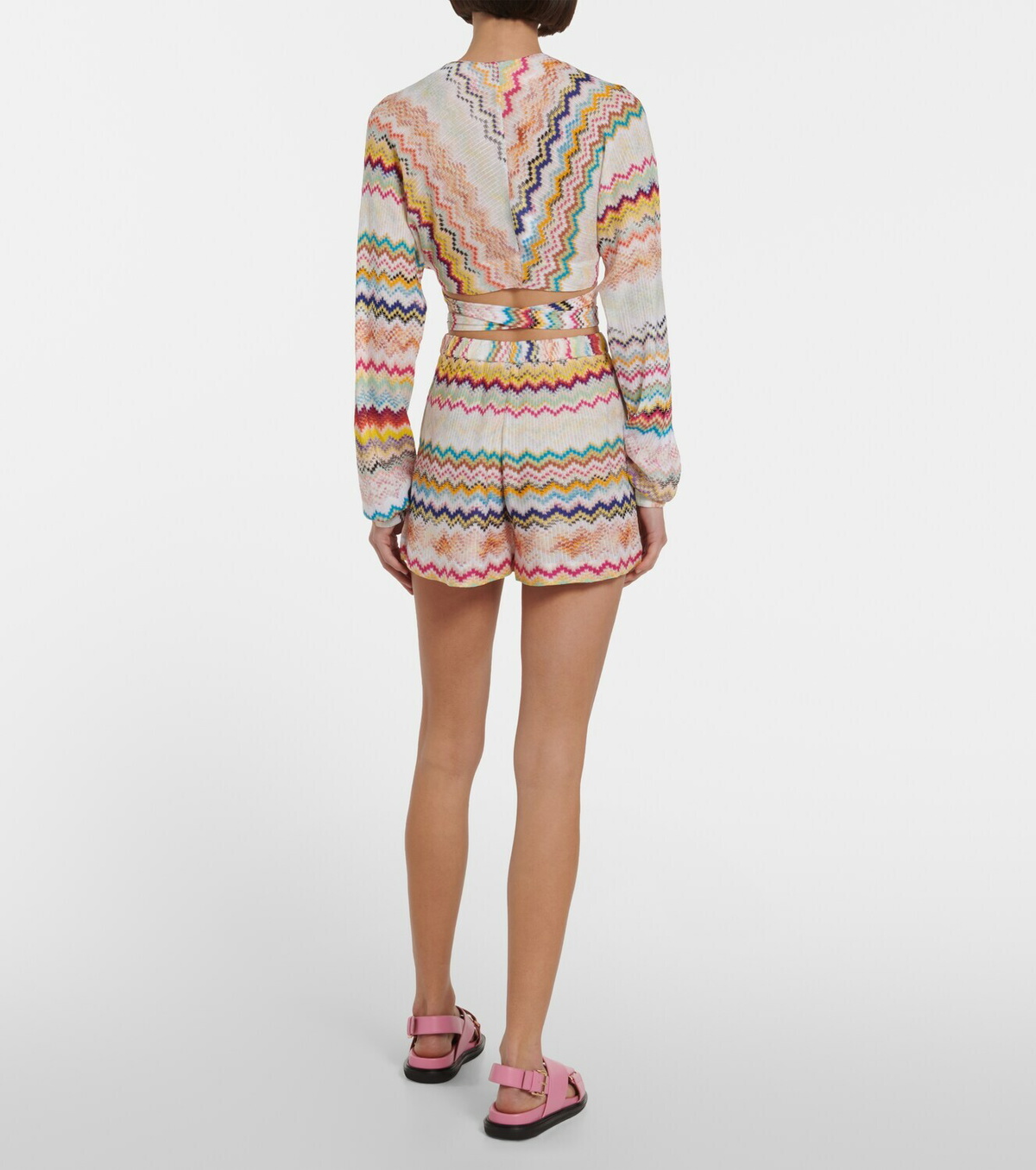 Missoni Mare Zig-zag knit shorts