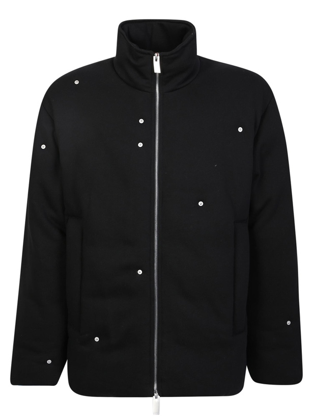 Photo: 1017 ALYX 9SM Black Fleece Down Jacket With Buttons