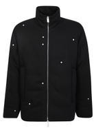 1017 ALYX 9SM Black Fleece Down Jacket With Buttons