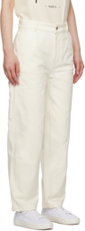 Maison Kitsuné Off-White Pocket Trousers