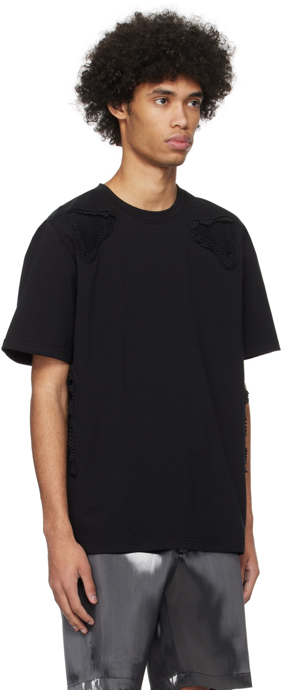 HELIOT EMIL Black Spherical T-Shirt Heliot Emil