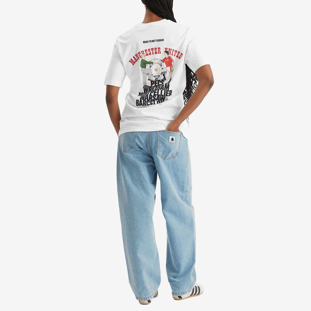 Adidas MUFC 91 T-Shirt in White
