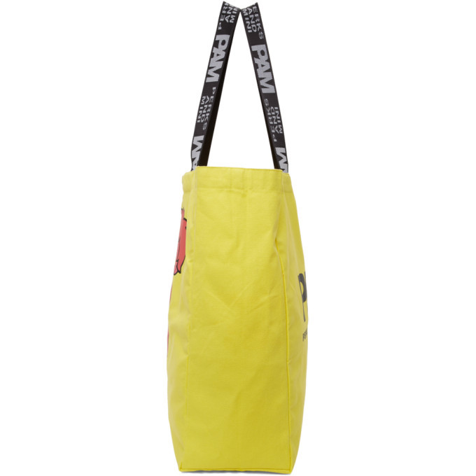 Perks and Mini SSENSE Exclusive Yellow Friends Large Tote