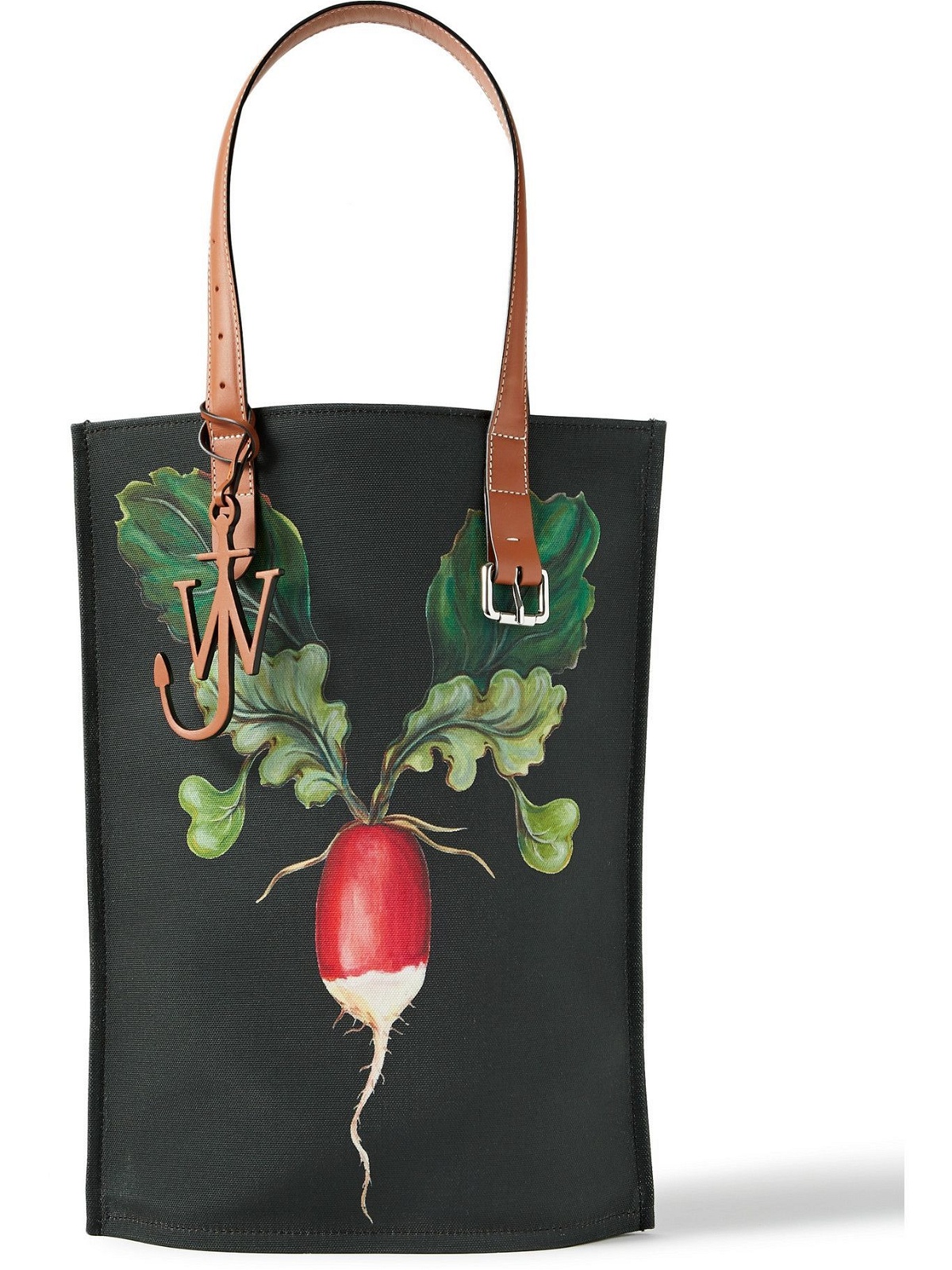 JW Anderson - Leather-Trimmed Printed Canvas Tote Bag JW Anderson