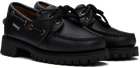 Sebago Black Ranger Moc Soft Loafers