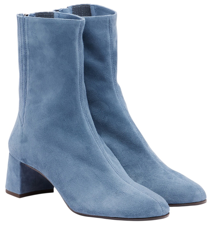 Photo: Aquazzura Saint Honoré suede ankle boots
