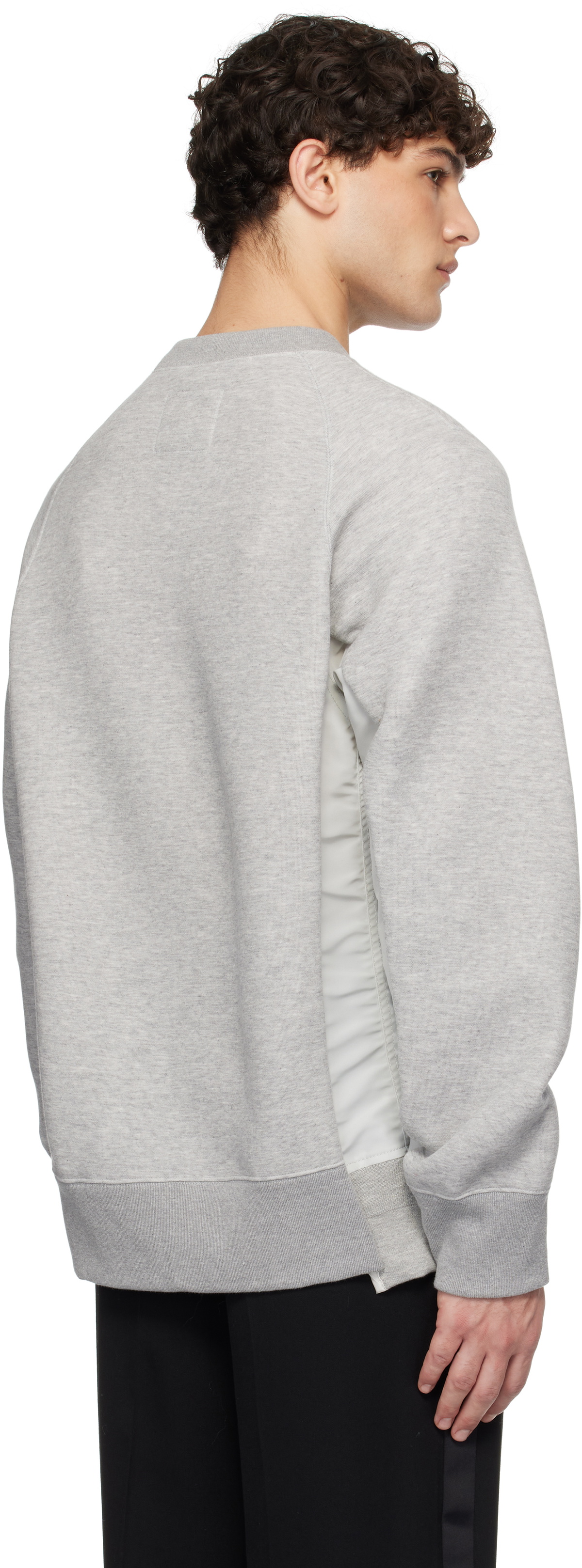 トップス Sacai 21AW Nylon Twill Mix Pullover sacai] Nylon Twill Mix Pullover – MaW SAPPORO