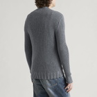 Carter Young Men's Wool Lounger V-Neck in Slate