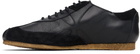Stefan Cooke Black Slashed Trainer Sneakers