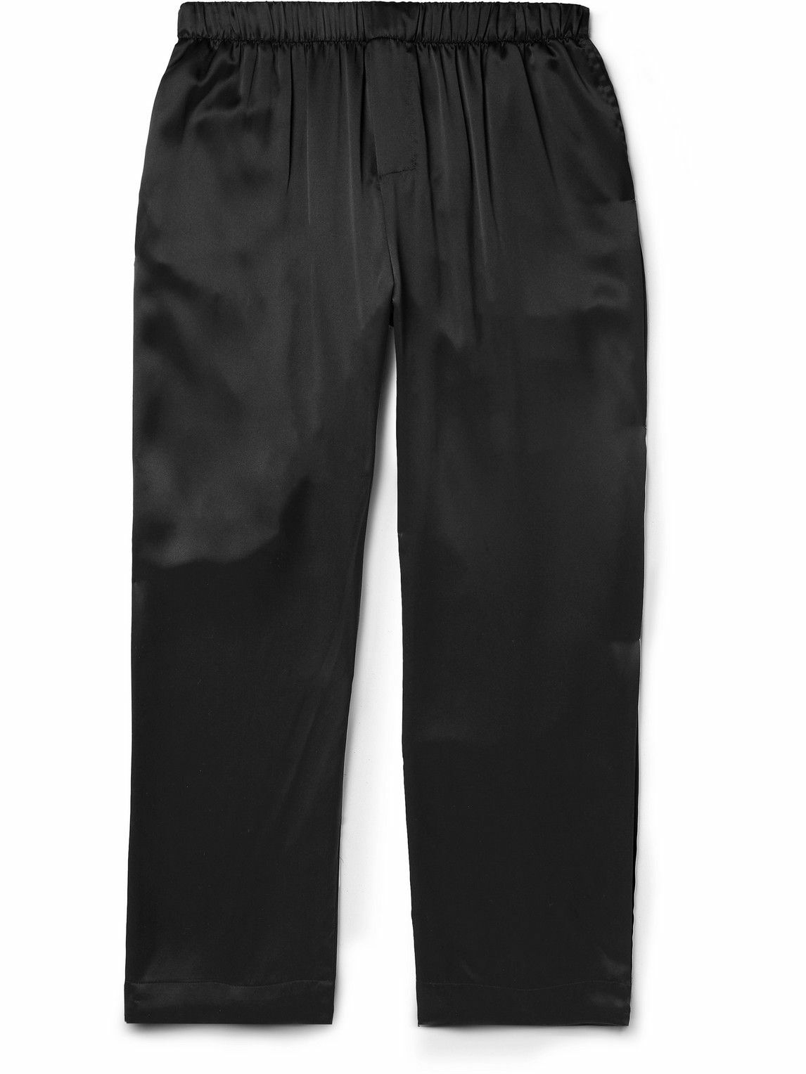 Dark Blue Silk Pyjama Trousers main image 1