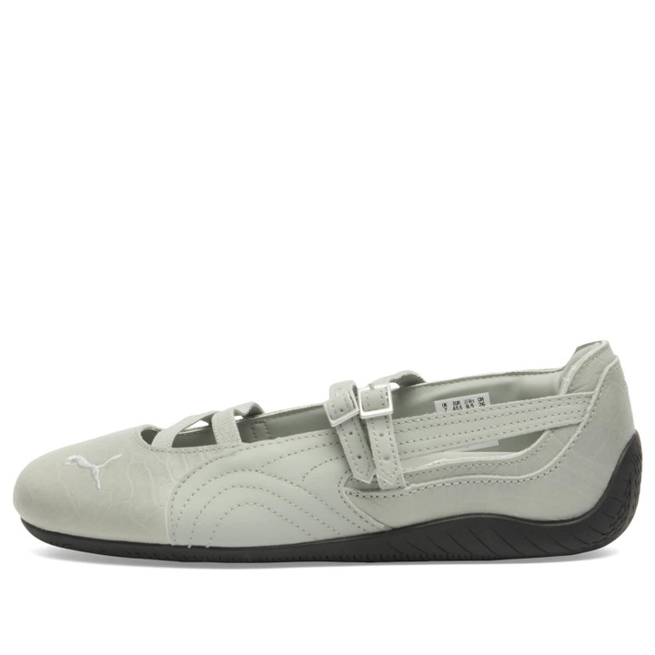 Photo: Puma Women's Speedcat Ballet Croc Sneaker in Puma White/Vapor Gray