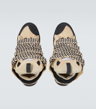 Lanvin Curb suede low-top sneakers