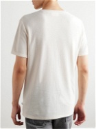 NN07 - Clive 3323 Waffle-Knit Cotton and TENCEL™ Modal-Blend T-Shirt - Neutrals