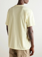 Nike - NSW Logo-Embroidered Cotton-Jersey T-Shirt - Yellow