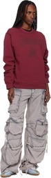 Carhartt Work In Progress Red Faded Pond Corps Sweatshirt