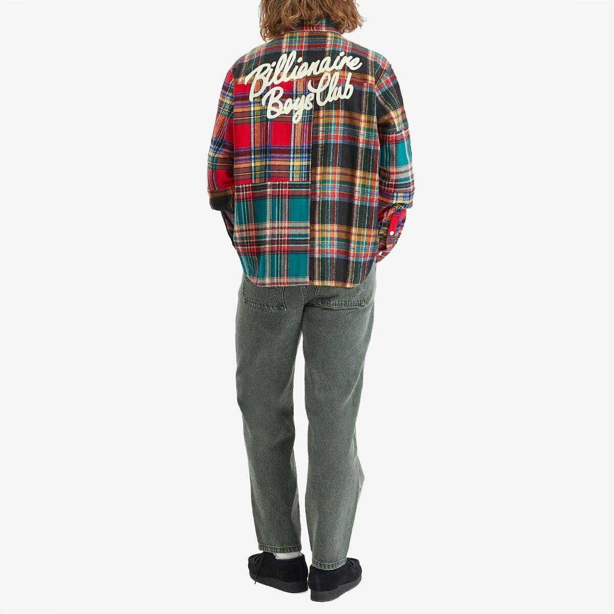 Billionaire Boys Club Men's Patchwork Check Shirt in Multi