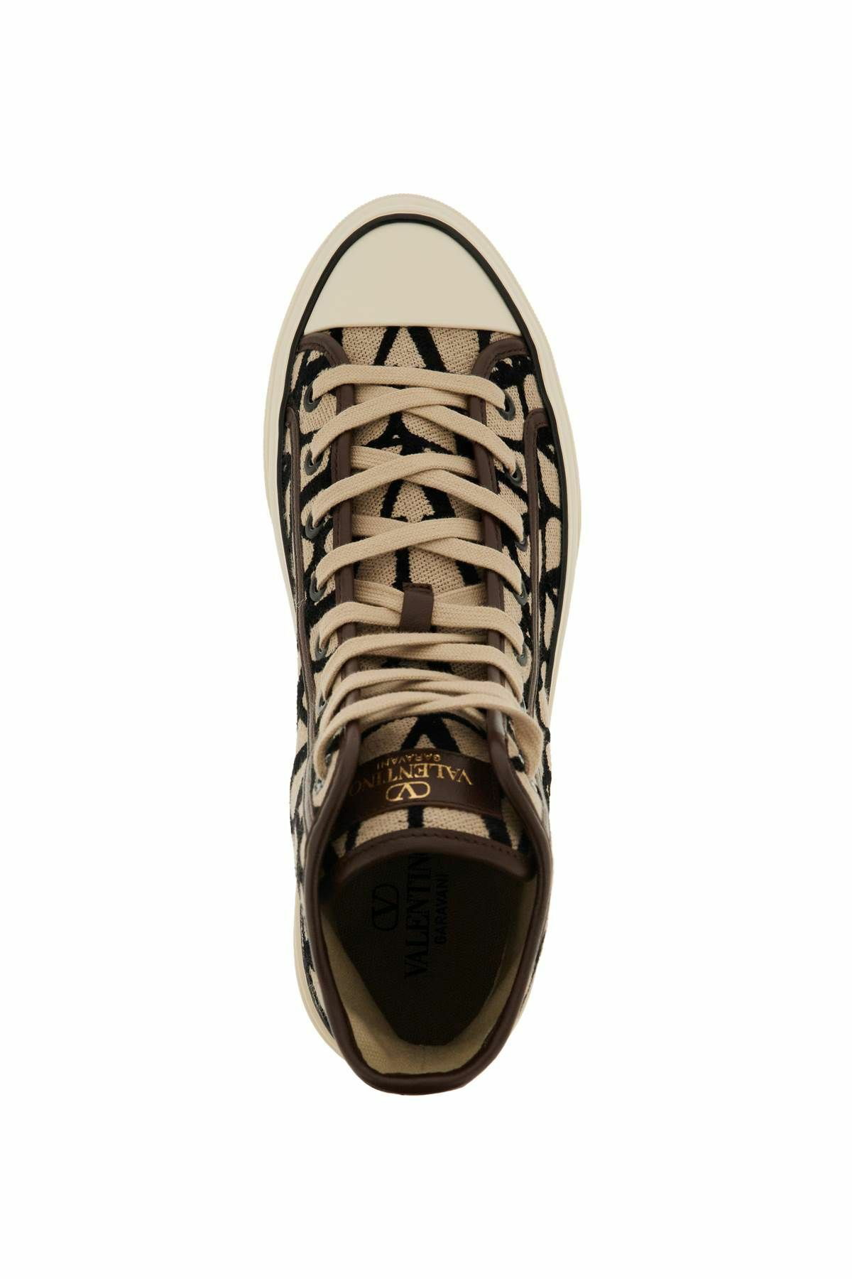 VALENTINO GARAVANI totaloop toile iconographe high-top VALENTINO GARAVANI totaloop toile iconographe high-top