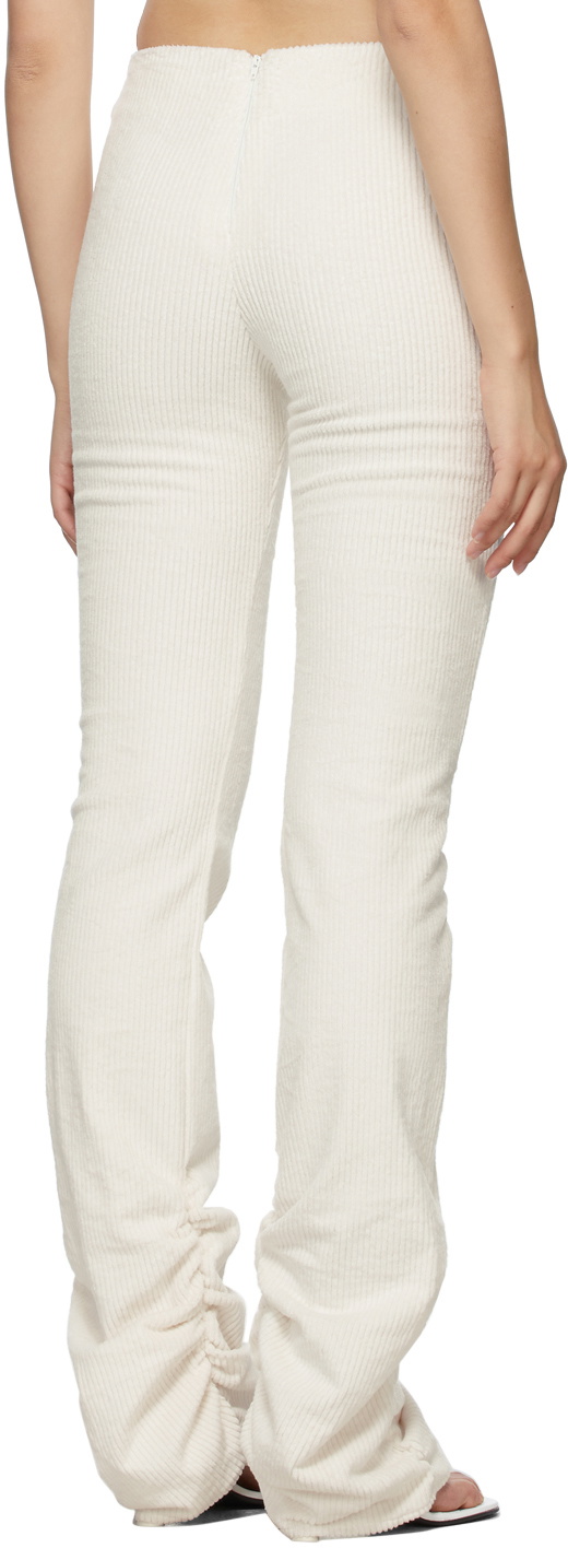 White clearance ruched leggings