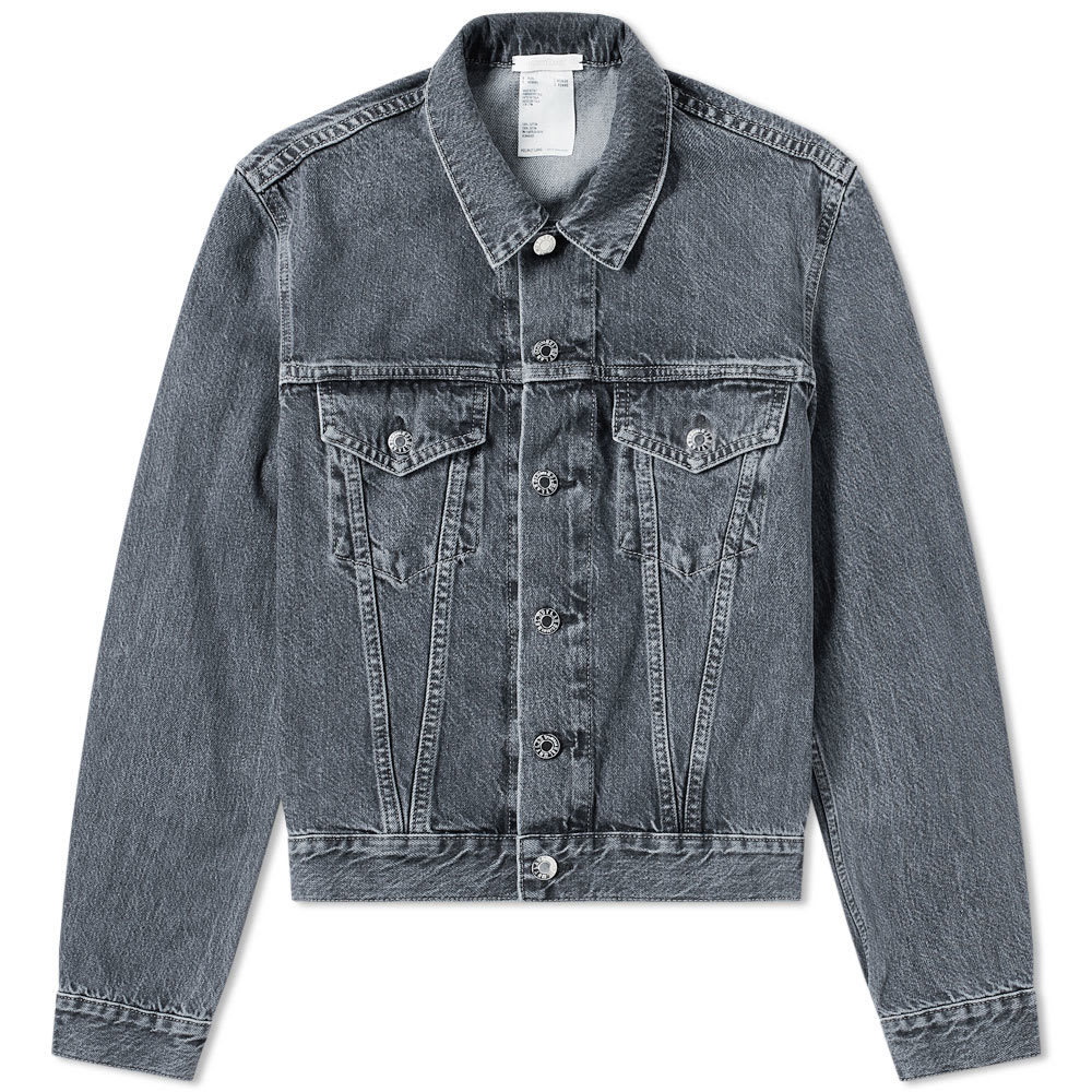 Helmut Lang Pre-Owned classic raw denim jacket - Grey