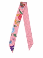 GUCCI - Flora Silk Twill Neck Bow
