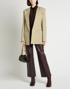 Victoria Beckham Womens Blazer Light in Green