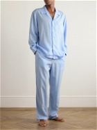 CDLP - Straight-Leg Lyocell Pyjama Trousers - Blue