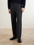 Jil Sander - Straight-Leg Wool and Mohair-Blend Trousers - Blue