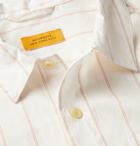 Saturdays NYC - Christopher Striped Cotton-Dobby Shirt - Off-white