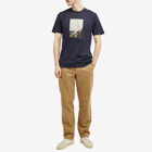 Norse Projects Men's Johannes Organic Cliff Print T-shirt in Dark Navy