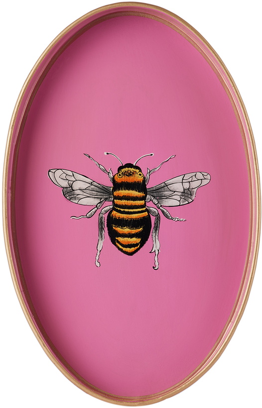 Photo: Les-Ottomans Pink & Gold Fauna Tray