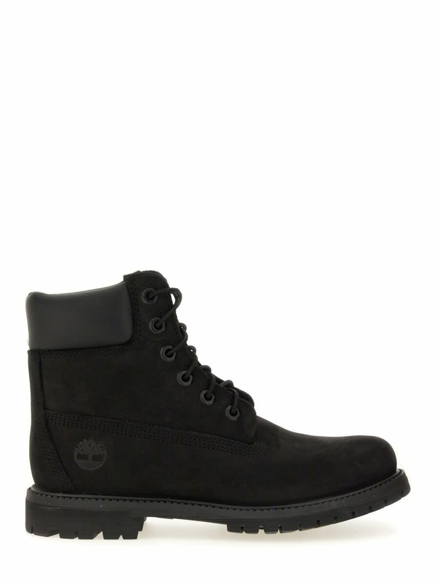 Timberland Black Veneda Carter Edition Zip Front Boots Timberland