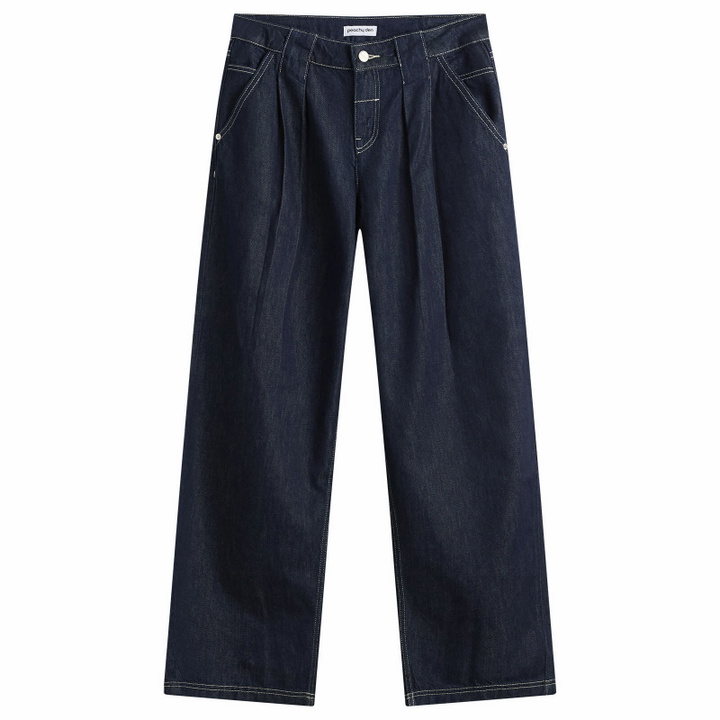 Photo: Peachy Den Women's Pamela Tuck Jeans in Raw Indigo