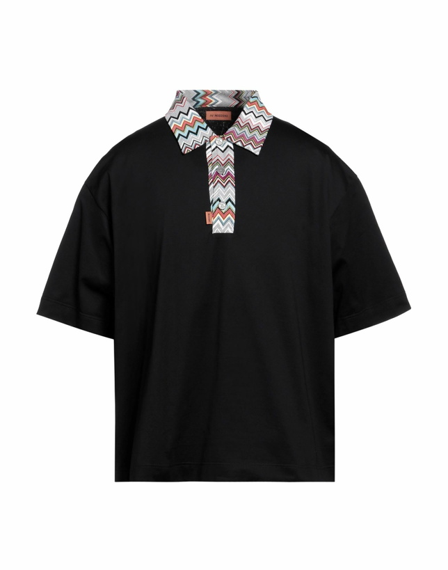 Photo: Missoni Mens Polo shirt in Black