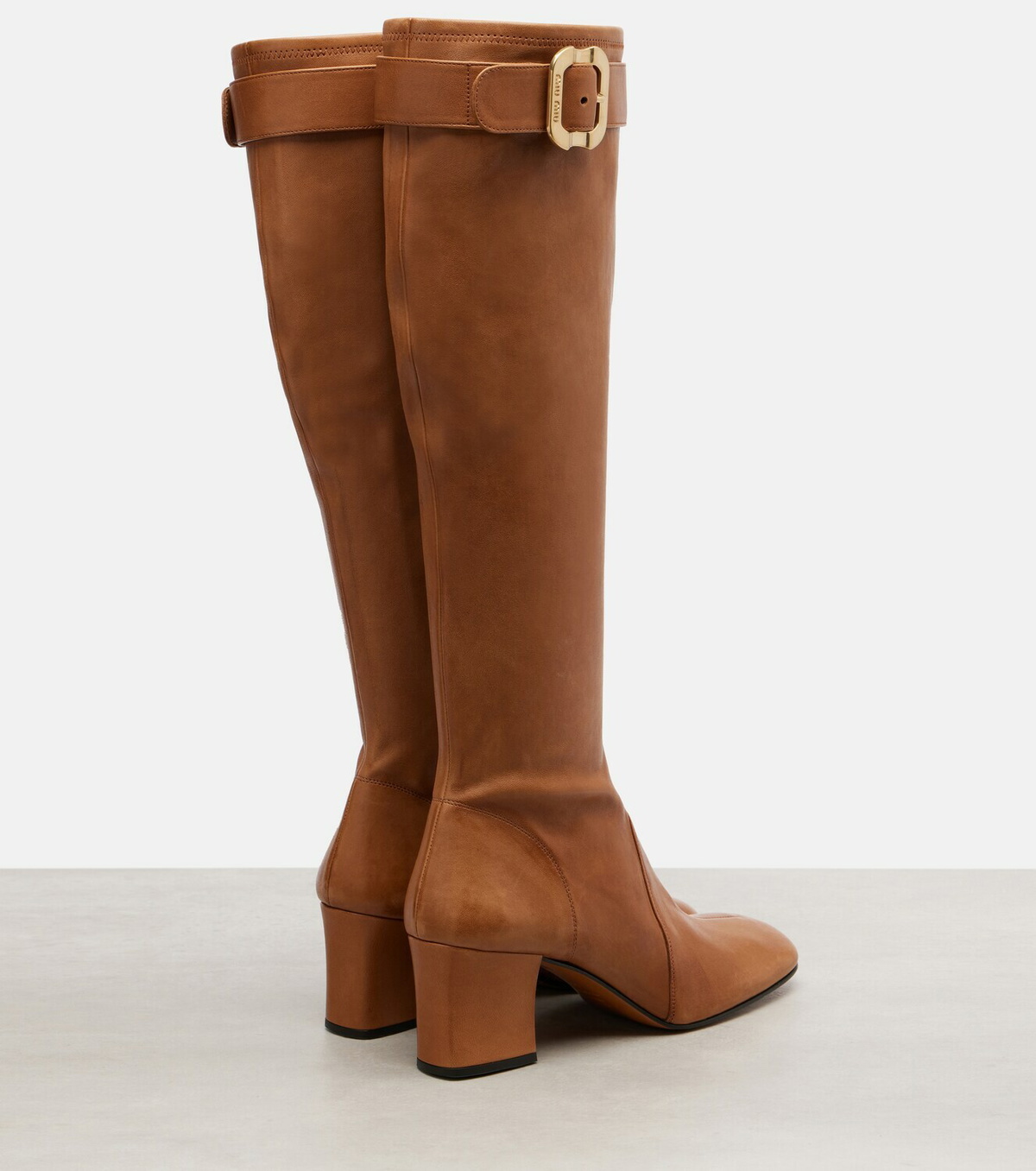 Miu Miu Leather knee-high boots
