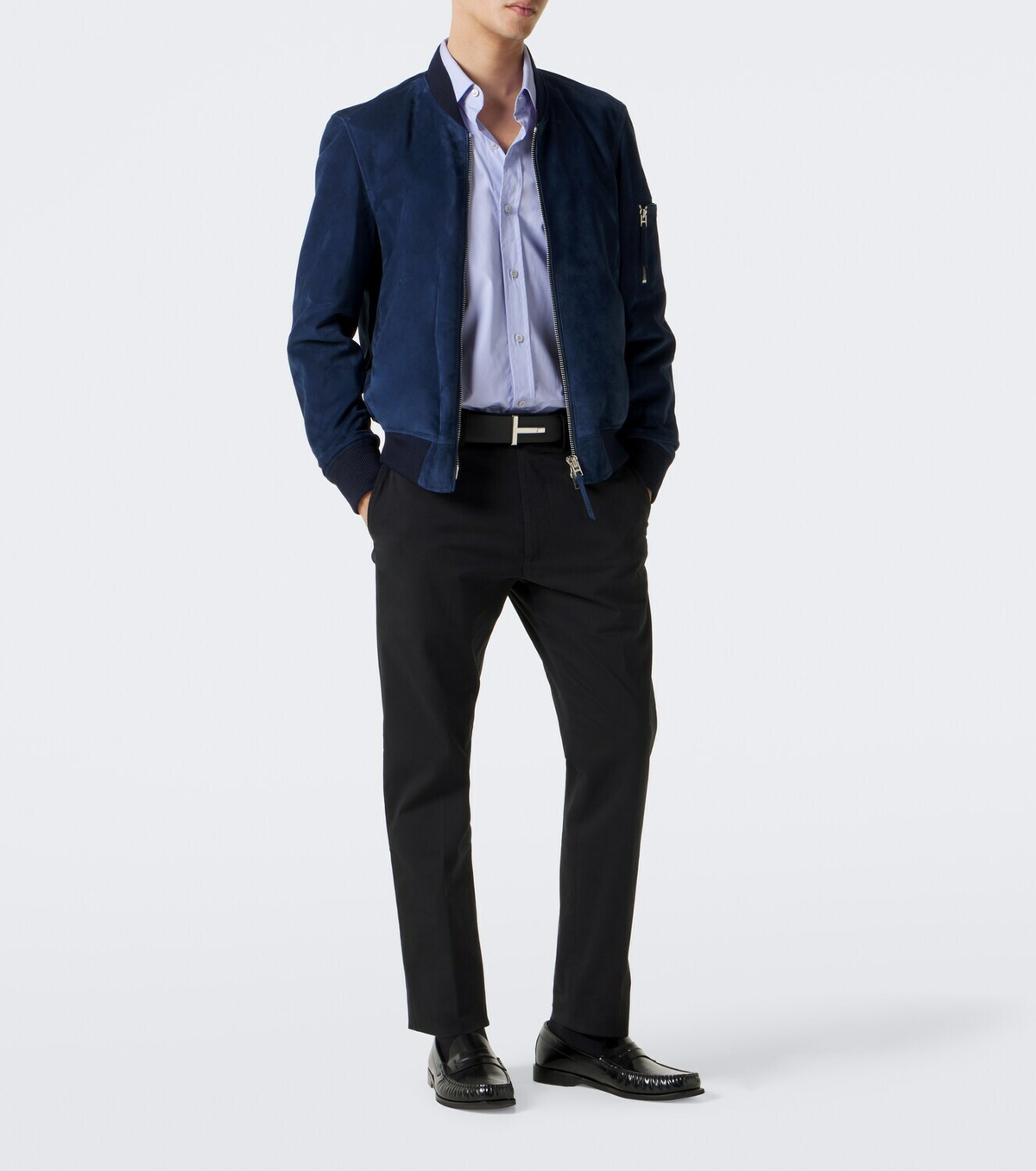 Tom Ford Cotton twill straight chinos