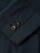Mr P. - Cotton-Blend Seersucker Suit Jacket - Blue
