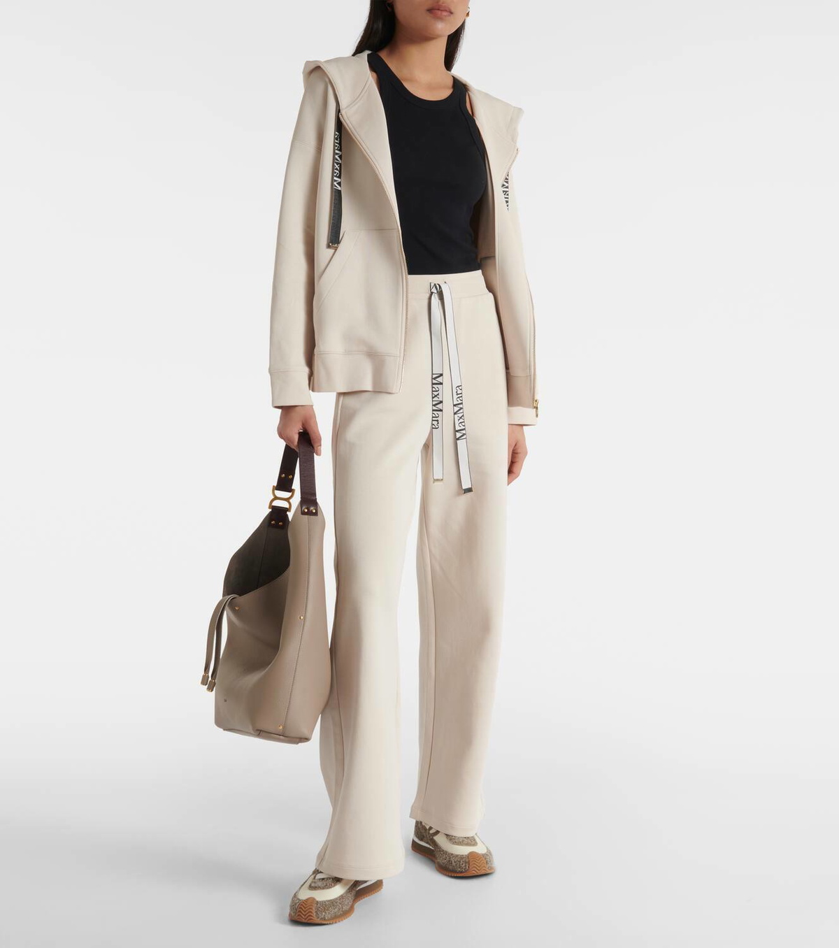 ジャケット MAX MARA Women Hoodies 2511911038600 001 White 1921015806001-b-gary.jpg