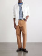 Beams Plus - Straight-Leg Piqué Cotton Trousers - Brown