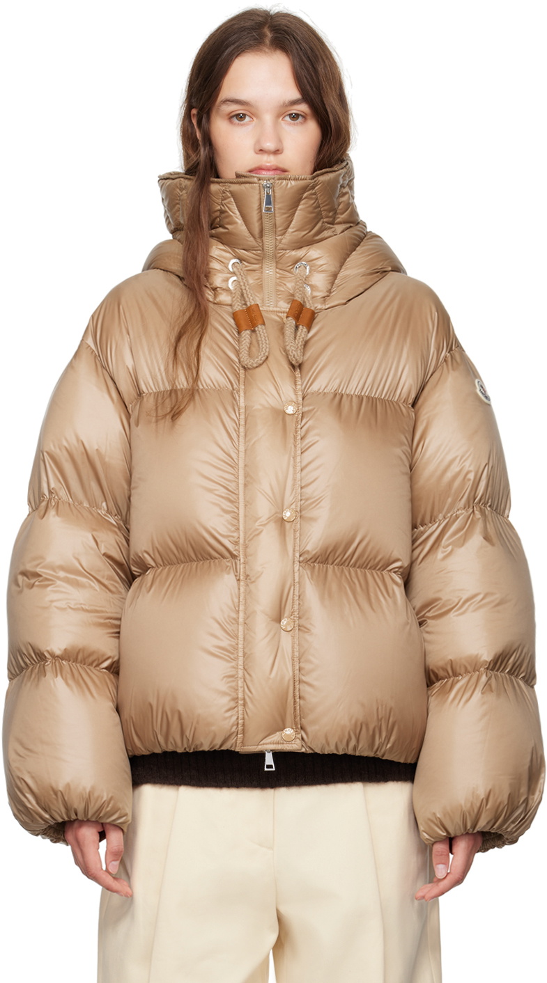 Moncler Beige Borey Down Jacket Moncler