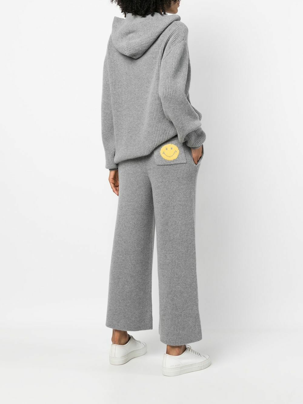 JOSHUA SANDERS - Merino Wool Wide Leg Trousers