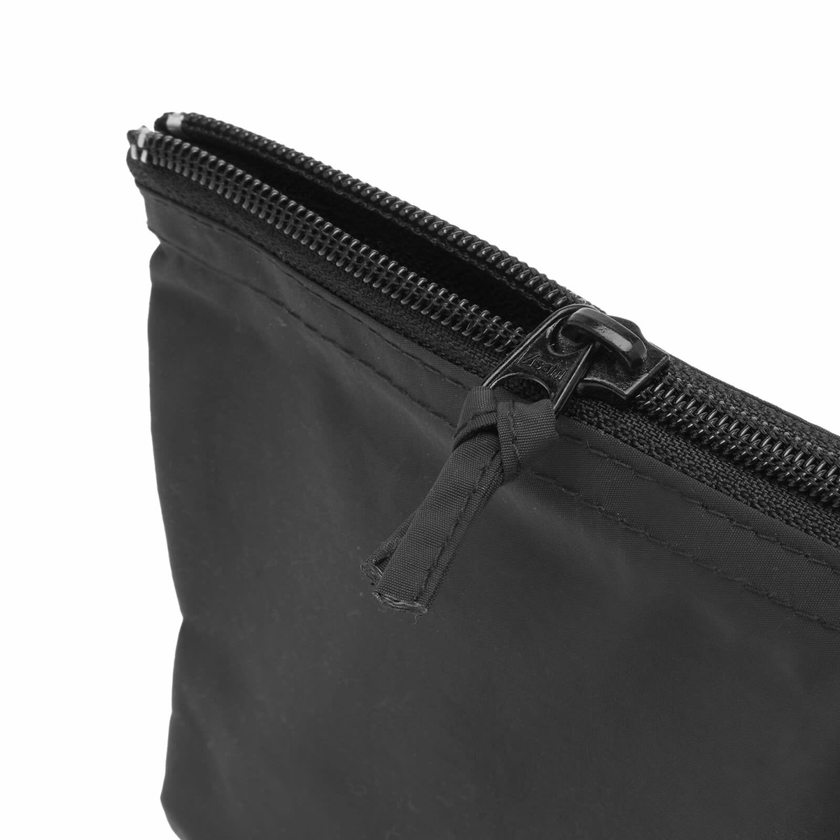 BEAMS JAPAN Logo A5 Flat Pouch in Black 