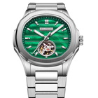Waldhoff Navigator Automatic Green Mother of Pearl Dial Mens Watch MW-22-GM