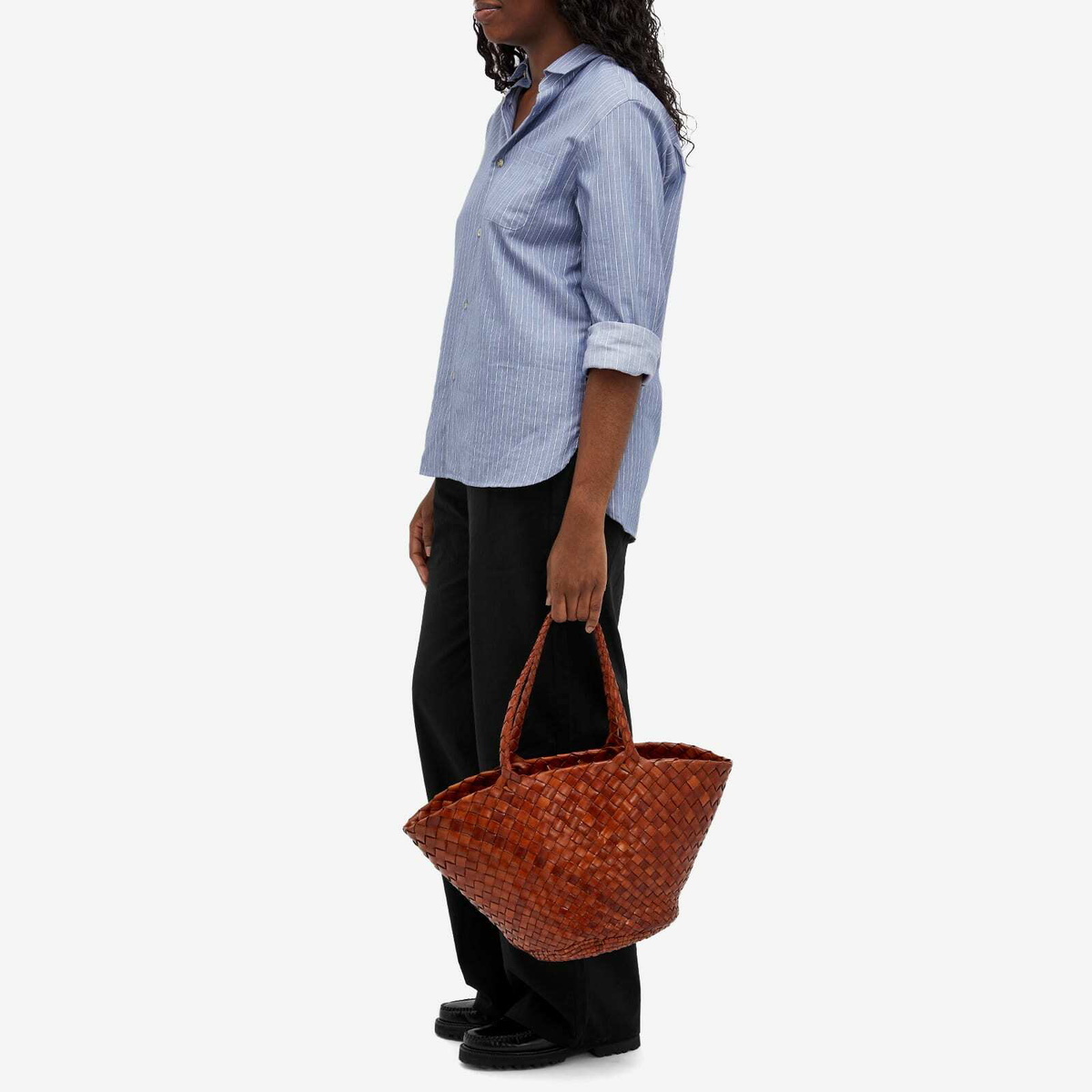 Dragon Diffusion Women's Egola Basket Bag in Tan Dragon